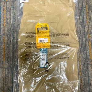 Carhartt Men's Rugged Flex Relaxed Fit Canvas Work Pants Khaki Size 40 x 30 NEW